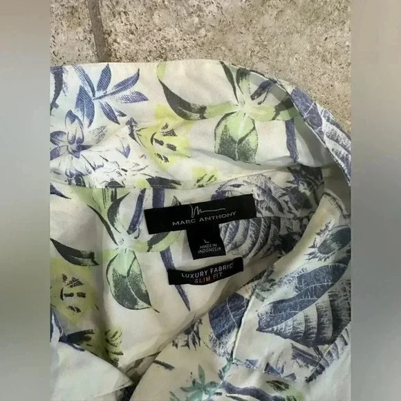 Men’s Marc Anthony button up slim fit large / A29 - Picture 3 of 4